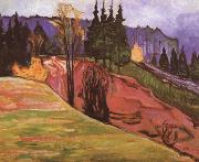 Edvard Munch Forest oil painting reproduction